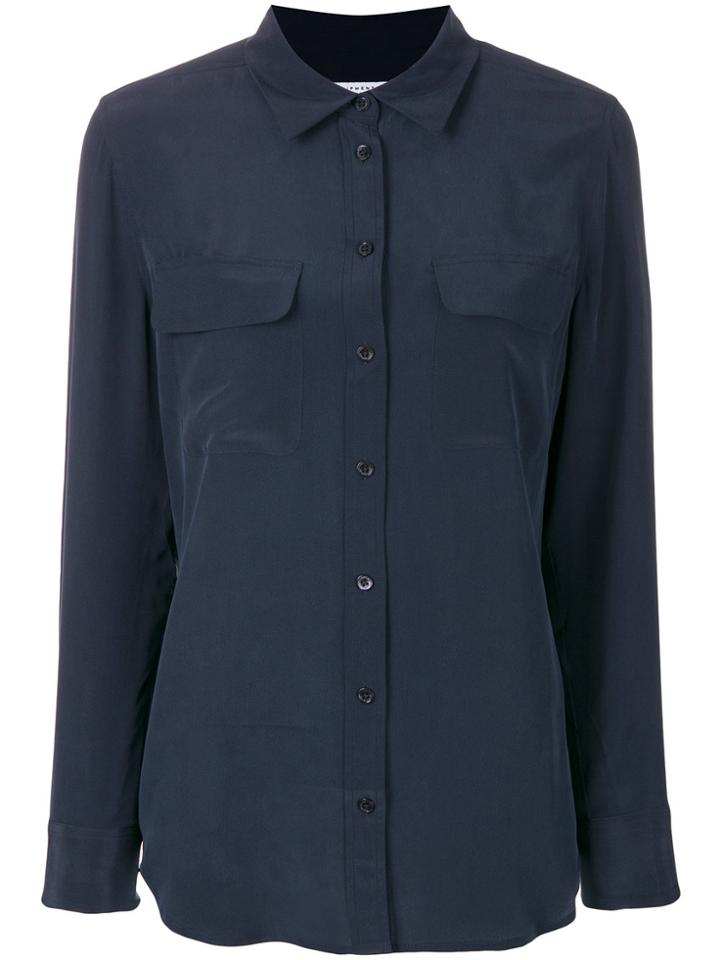 Equipment Button Pocket Shirt - Blue