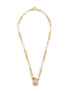 Yves Saint Laurent Vintage Rock Perfume Pendant Necklace - Metallic