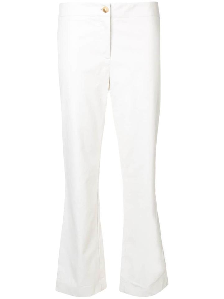 Leqarant Cropped Trousers - White