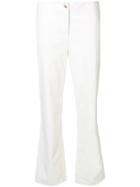 Leqarant Cropped Trousers - White