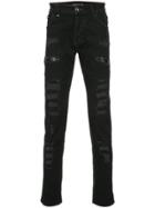 Philipp Plein Nevermind Super Straight Cut Jeans - Black