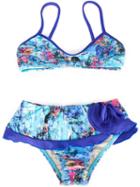 Lygia E Nanny Kids Bikini Set, Girl's, Size: 8 Yrs, Blue