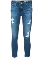 Ag Jeans - Prima Cropped Jeans - Women - Cotton - 25, Blue, Cotton
