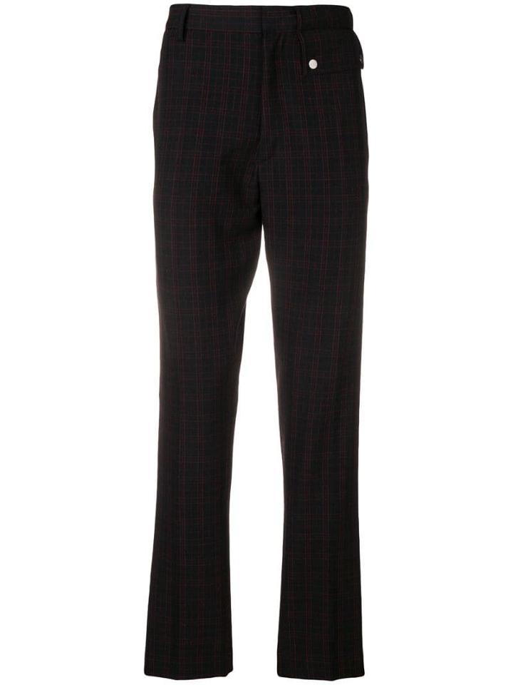 Cmmn Swdn Plaid Trousers - Black