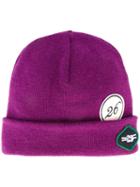 Raf Simons Patched Beanie, Men's, Pink/purple, Virgin Wool