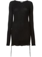 Helmut Lang Ribbed Fine Knit Sweater