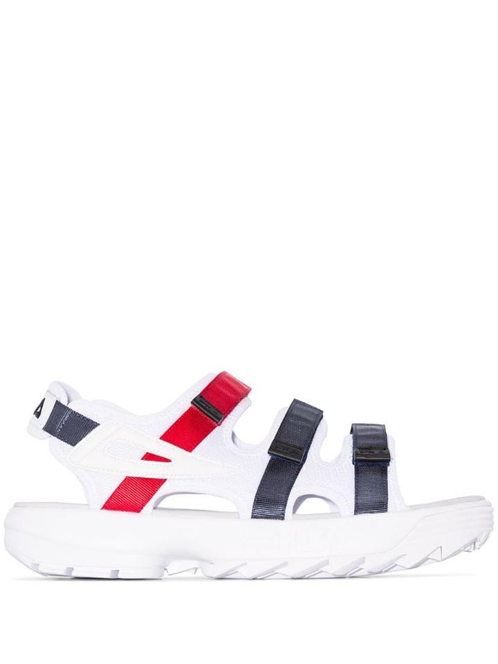 Fila Disruptor Strappy Sandals - White