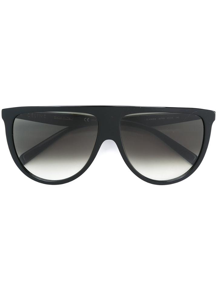 Céline Eyewear 'thin Shadow' Sunglasses - Black
