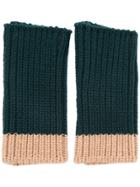 The Gigi Fingerless Gloves - Green