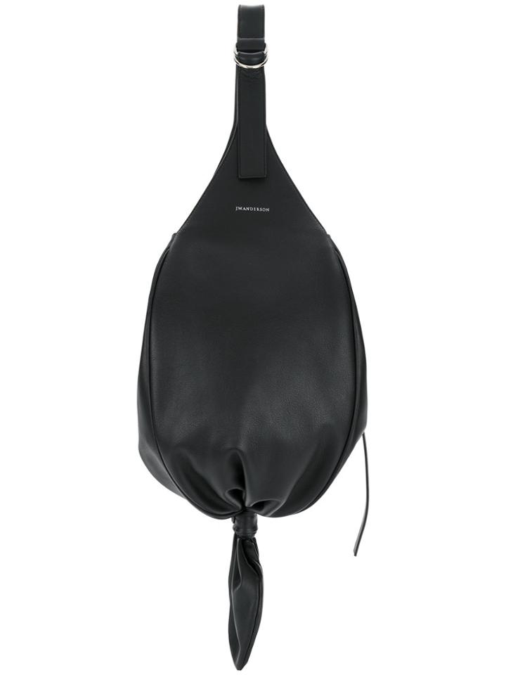 Jw Anderson Knot Hobo Bag - Black