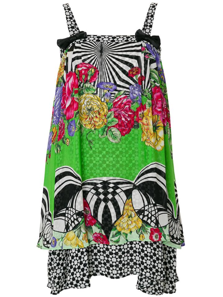 Versus Vintage Printed Babydoll Dress - Multicolour