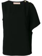 Marni Asymmetric T-shirt - Black