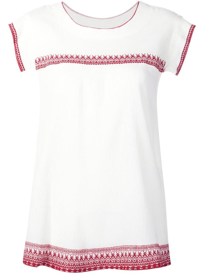 The Great Embroidered Top, Women's, Size: 2, White, Cotton