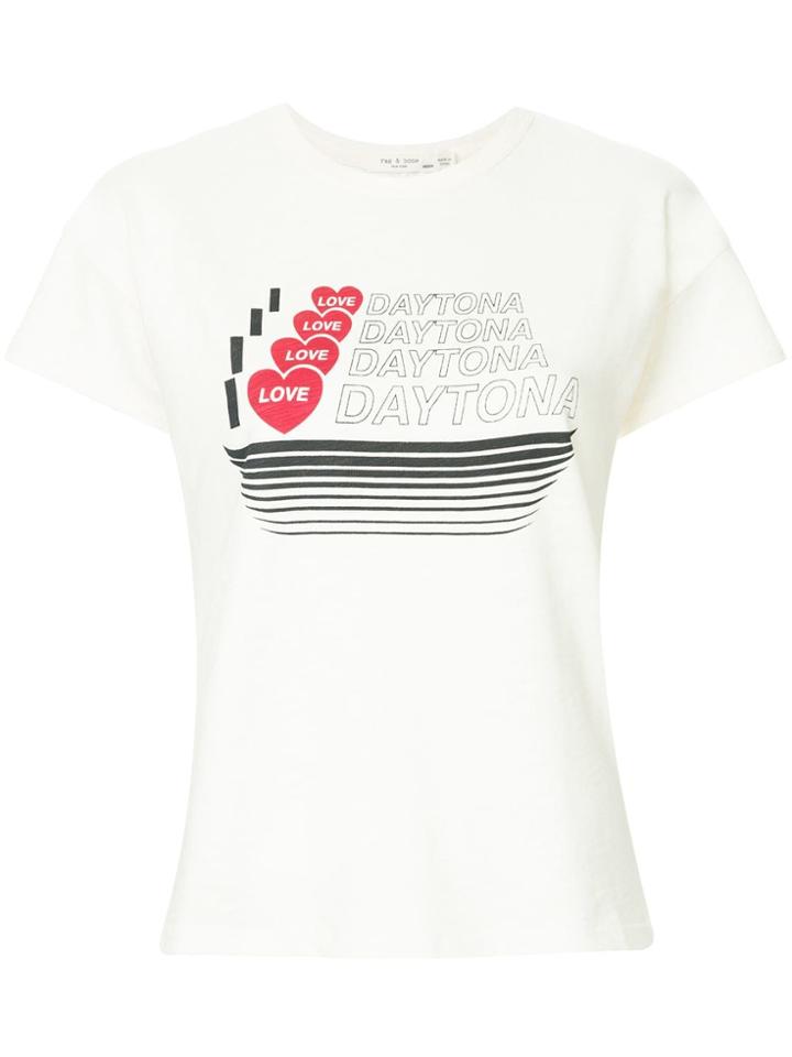 Rag & Bone Graphic Print T-shirt - White