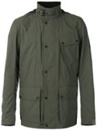 Belstaff Hooded Field Jacket, Men's, Size: 48, Green, Polyester/polyurethane
