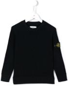 Crew Neck Jumper, Boy's, Size: 10 Yrs, Blue, Stone Island Kids