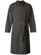 E. Tautz - Double Breasted Trench Coat - Men - Nylon/wool - S, Brown, Nylon/wool