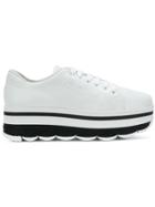 Prada Stacked Sole Sneakers - White