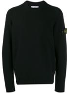 Stone Island Fine Knit Sweater - Black