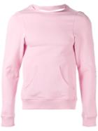 Dust Split-open Back Sweatshirt, Adult Unisex, Size: Small, Pink/purple, Cotton