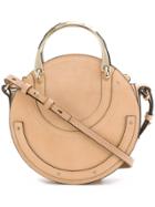 Chloé Rounded Pixie Bag With Metal Handle - Nude & Neutrals