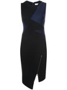Kimora Lee Simmons Asymmetric Zip Dress - Black
