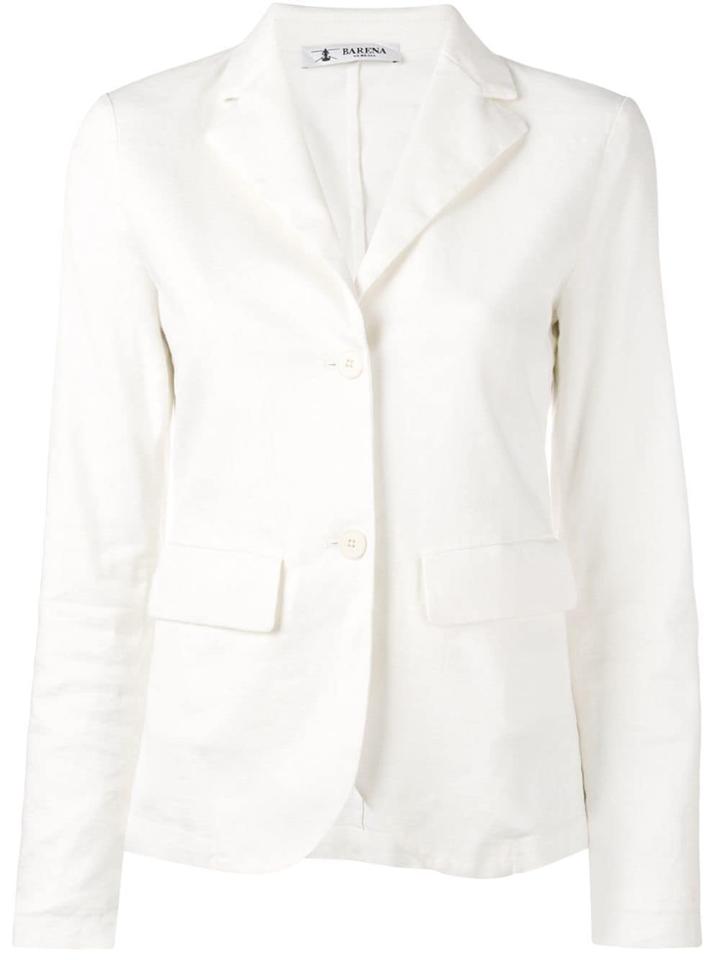 Barena Tailored Blazer Jacket - White