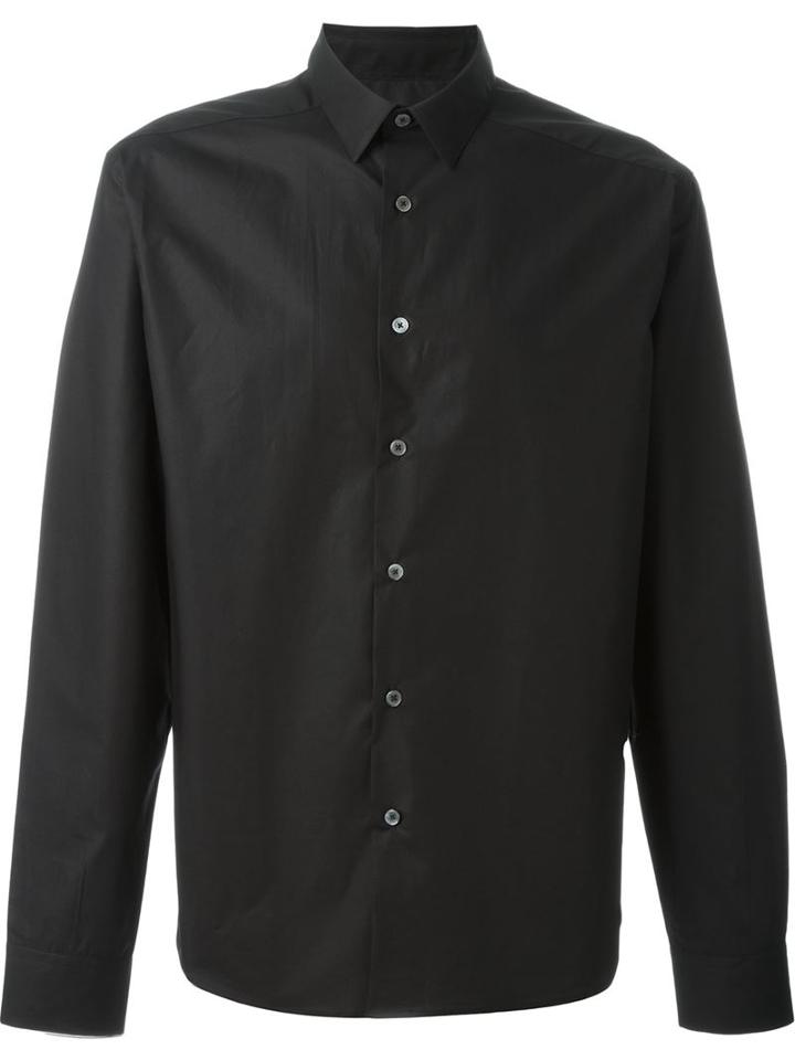 Ps Paul Smith Classic Shirt, Men's, Size: Xxl, Black, Cotton