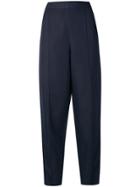 Versace Vintage 1980's High Waist Trousers - Blue