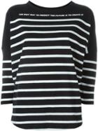 Each X Other Striped Dolman Sleeve Sweater