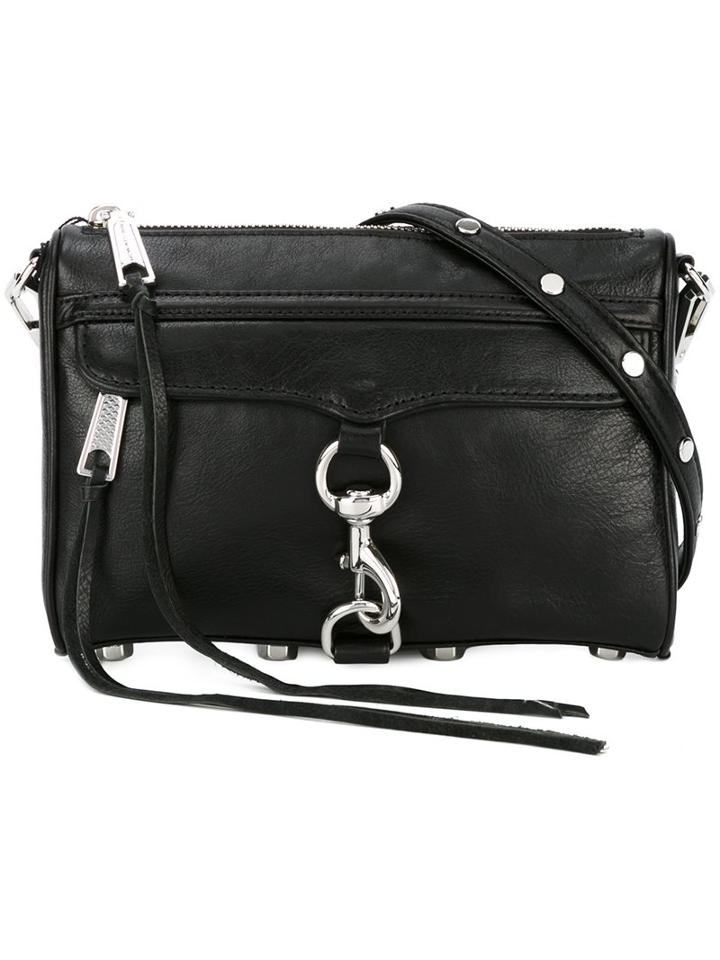 Rebecca Minkoff Zipped Crossbody Bag, Women's, Black, Leather