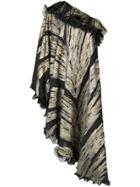 Dundas Asymmetric One-shoulder Dress - Black