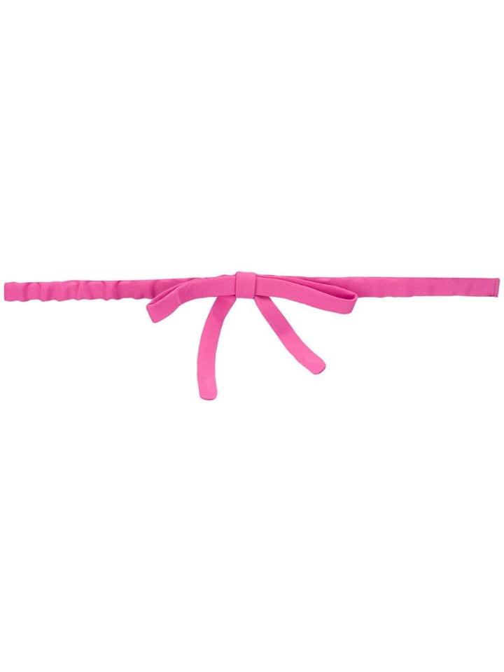 Nº21 Bow Detail Belt - Pink