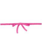 Nº21 Bow Detail Belt - Pink