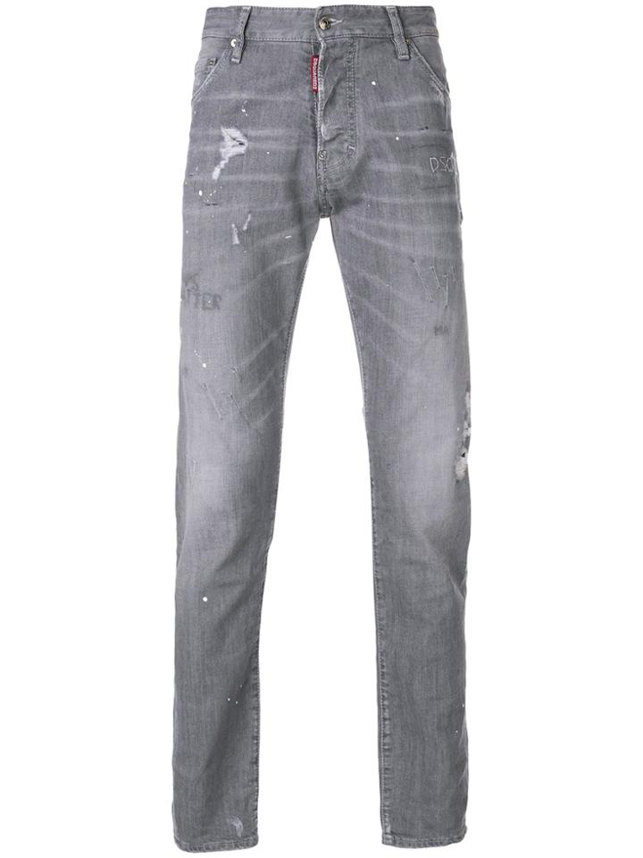Dsquared2 Cool Guy Distressed Jeans - Grey