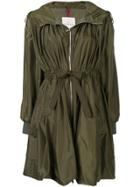 Moncler Tie Waist Rain Coat - Green