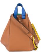 Loewe Hammock Stars Colorblock Bag - Brown