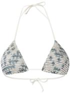 Cecilia Prado Triangle Bikini Top - Green