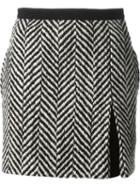 Emanuel Ungaro Chevron Pattern Skirt
