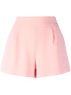 Boutique Moschino Plain Shorts, Women's, Size: 42, Pink/purple, Rayon/triacetate/polyester