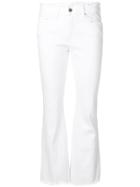 Don't Cry Slim Bell-bottom Jeans - White