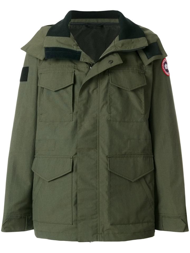Canada Goose Patch Pocket Parka - Green