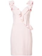 Rebecca Vallance Ruffled Dress - Pink & Purple