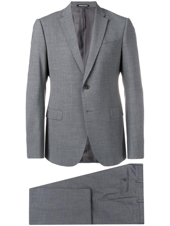 Emporio Armani Slim-fit Two Piece Suit - Grey