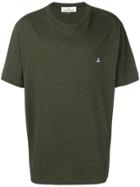 Vivienne Westwood Small Logo Embroidered T-shirt - Green