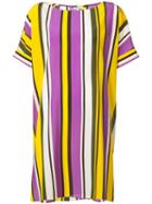 P.a.r.o.s.h. - Short Sleeve Dress - Women - Silk - S, Yellow/orange, Silk