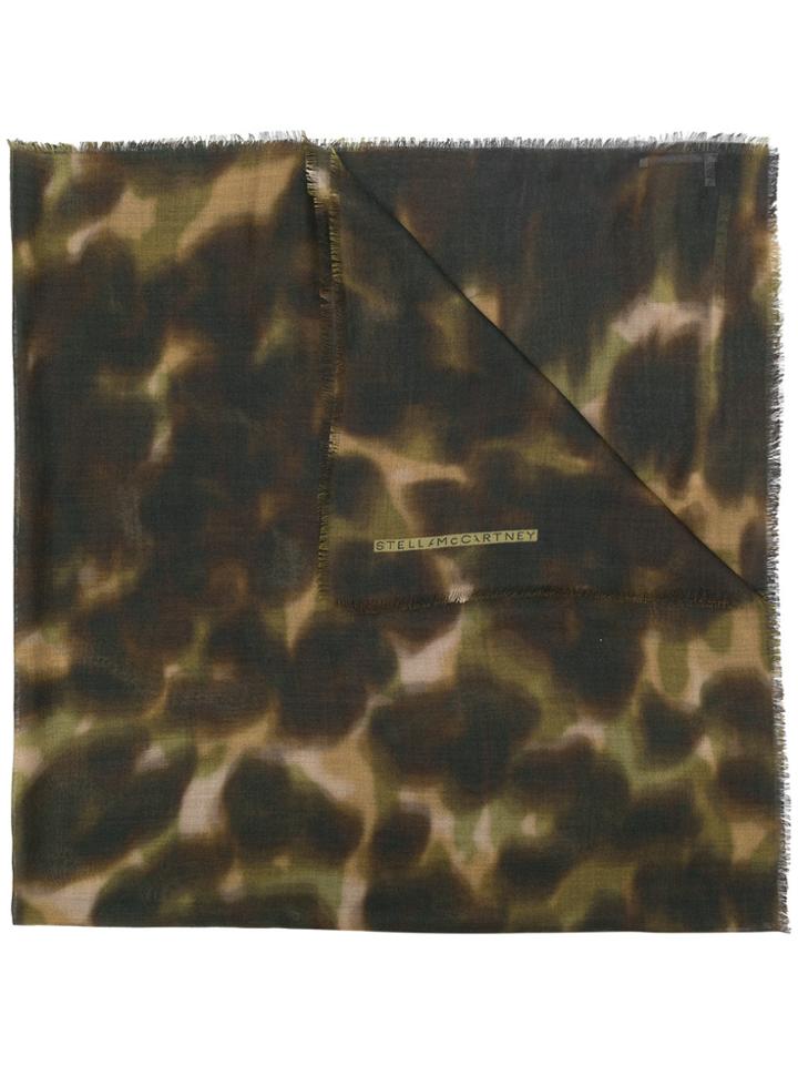 Stella Mccartney Printed Scarf - Green