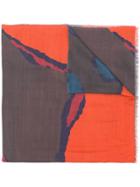 Ps By Paul Smith Printed Scarf - Orange