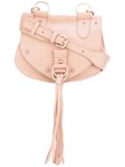 See By Chloé - 'collins' Cross Body Bag - Women - Cotton/leather - One Size, Women's, Pink/purple, Cotton/leather