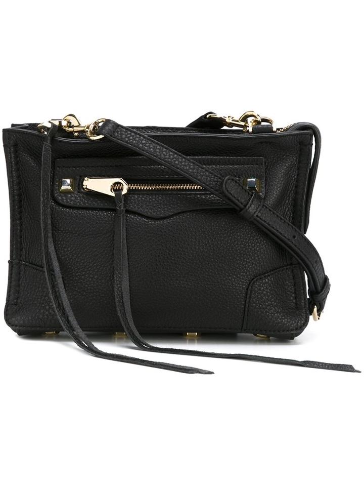 Rebecca Minkoff Zipped Crossbody Bag, Women's, Black